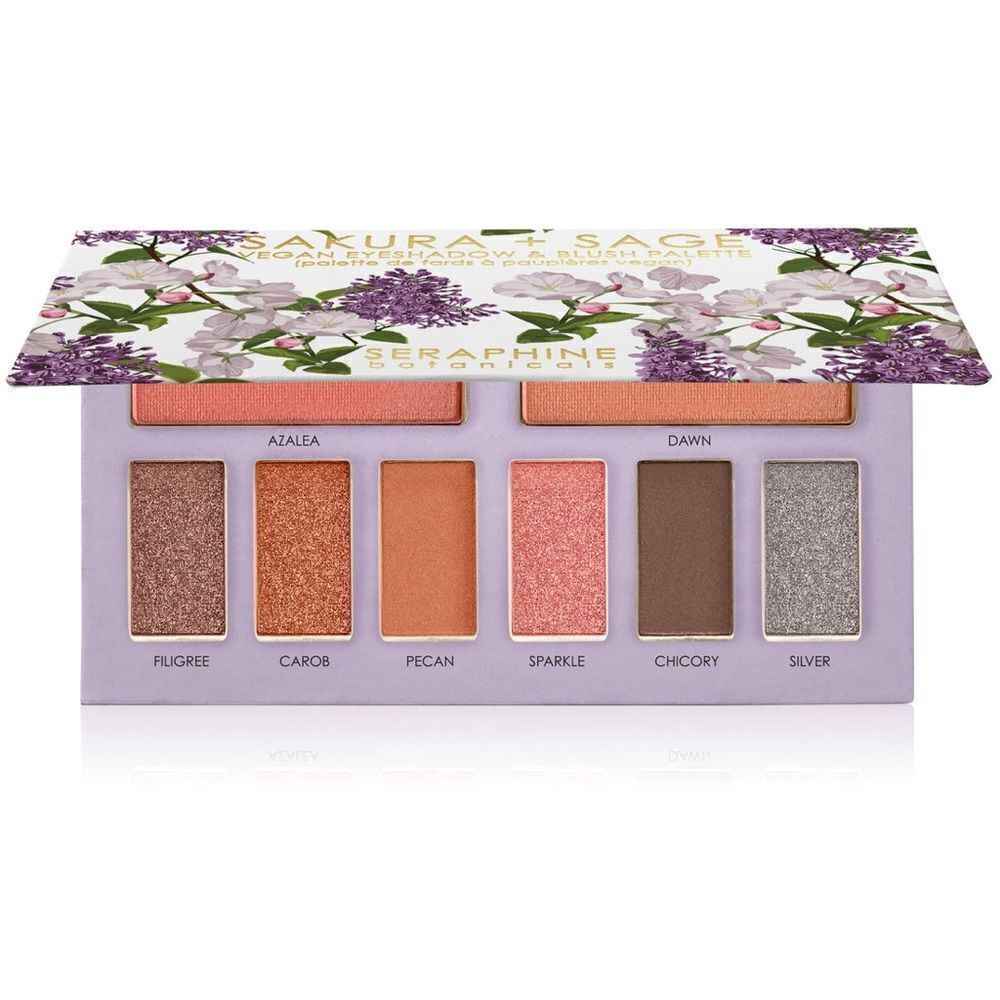 Sakura & Sage Seraphine Botanicals Vegan Eyeshadow Blush Palette